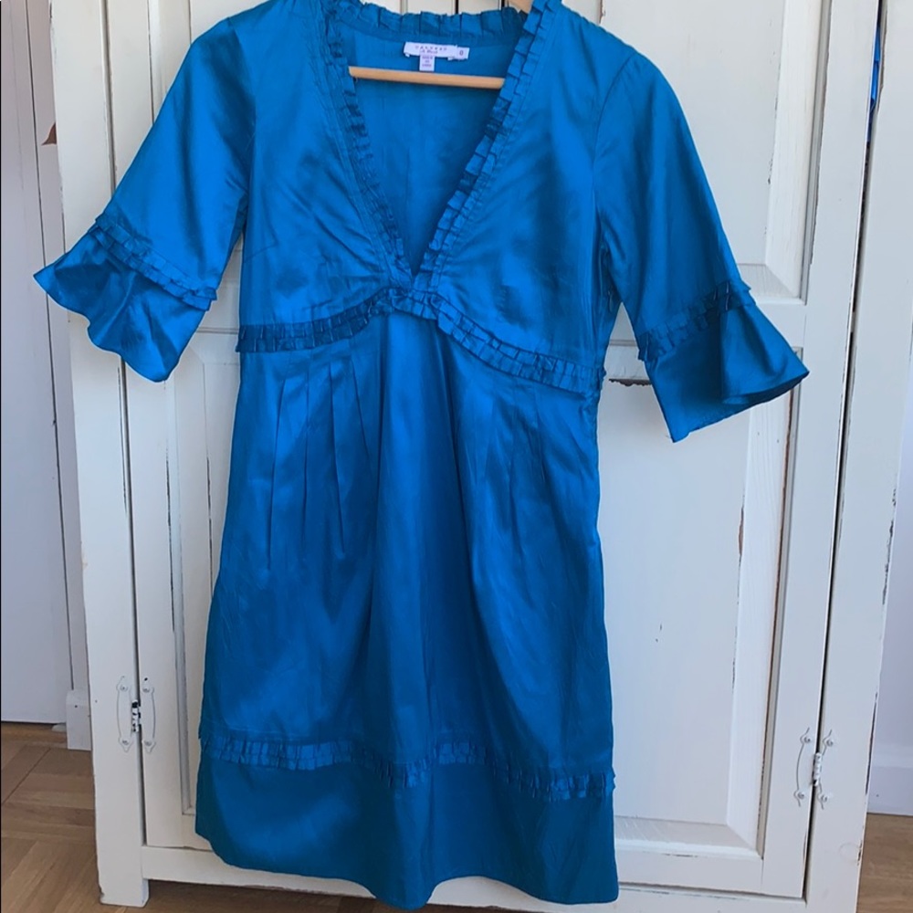 Calypso size 0 Turquoise Blue Dress